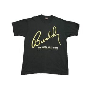 Vintage Graphic T-shirt - Buddy The Buddy Holly Story London -‎ Men's XL